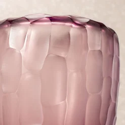 Micheluzzi Glass Vaso Goccia Ametista