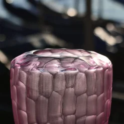 Micheluzzi Glass Vaso Goccia Ametista