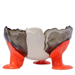 Corsi Design Factory Vaso Grande Big Collina Grigio e Arancione di Gaetano Pesce