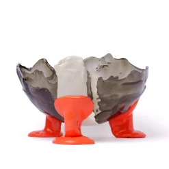 Corsi Design Factory Vaso Grande Big Collina Grigio e Arancione di Gaetano Pesce