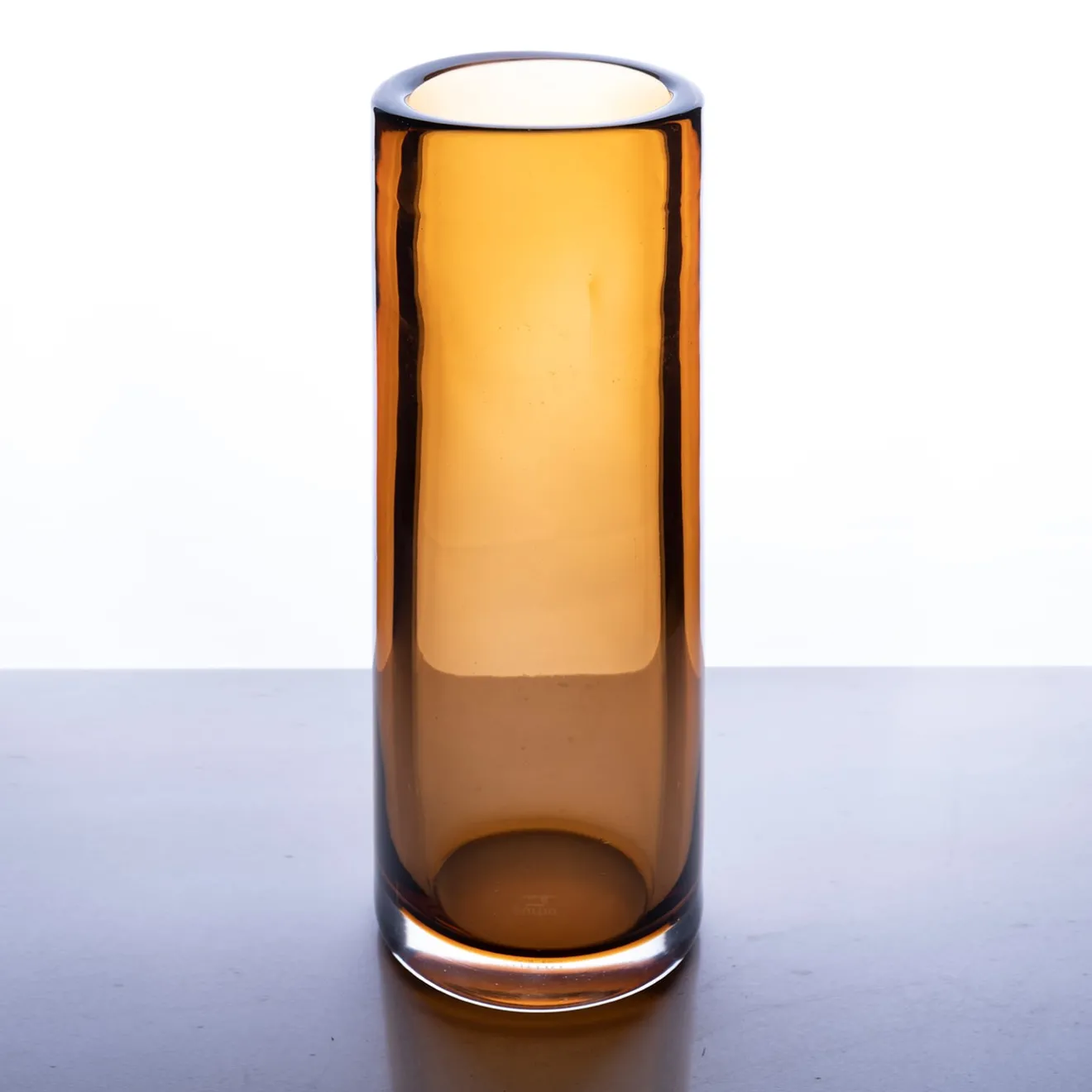 Purho Vaso grande Cilindro - Lucido - Miele