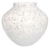 Stories Of Italy Vaso Grande in Vetro di Murano Bianco Opaline Olla