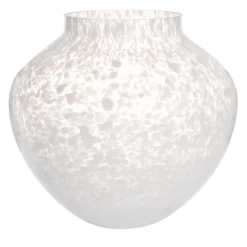 Stories Of Italy Vaso Grande in Vetro di Murano Bianco Opaline Olla