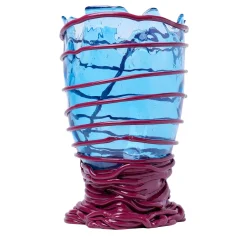 Corsi Design Factory Vaso Grande Pompitu II Blu e Viola di Gaetano Pesce
