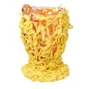 Corsi Design Factory Vaso Grande Spaghetti Special Giallo e Rosa di Gaetano Pesce