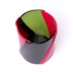 Corsi Design Factory Vaso Grande Twirl Verde e Fucsia di Enzo Mari