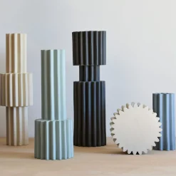 Francesca Verardo Vaso Grigio Clessidra