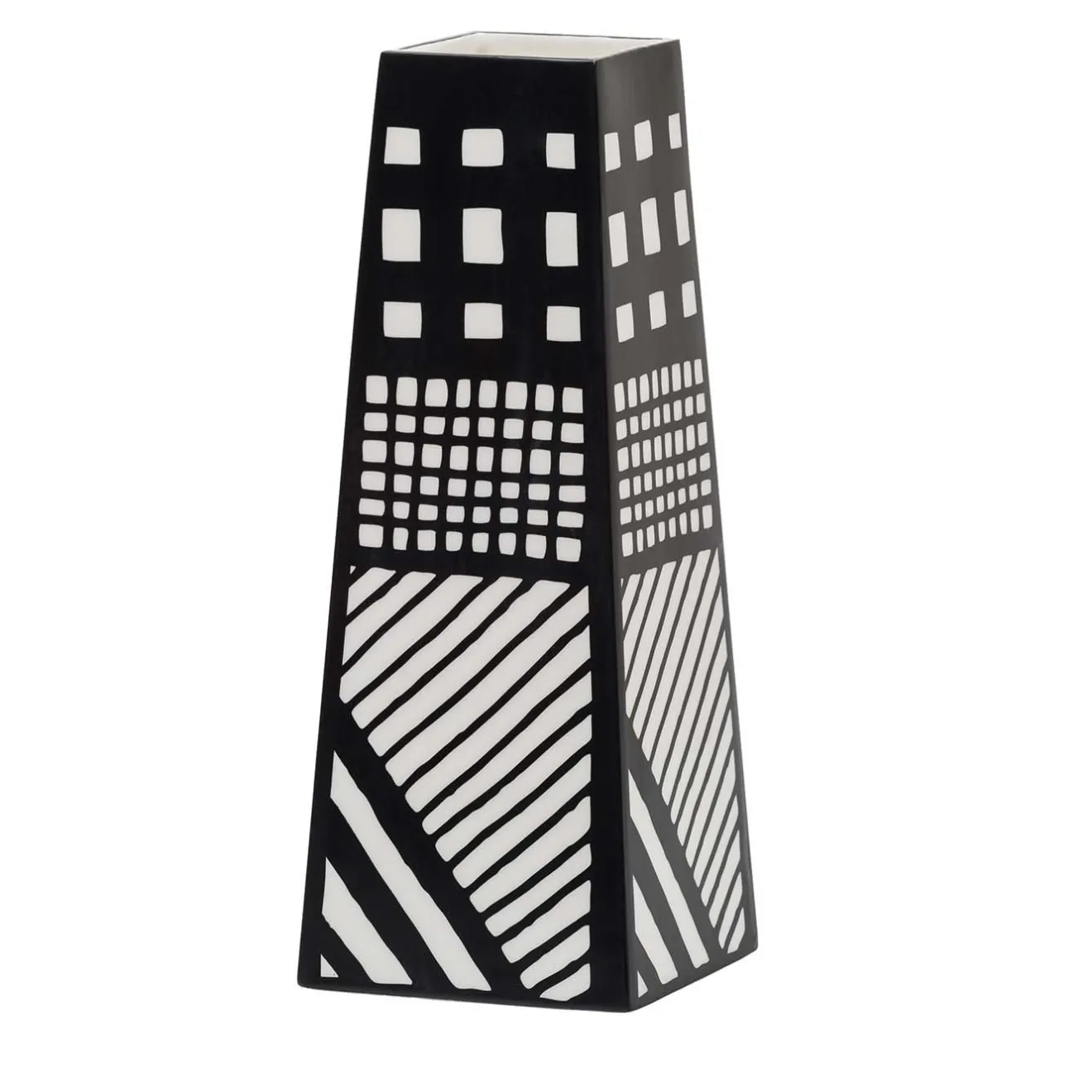 Memphis Vaso in ceramica Agosto di George Sowden - Post Design