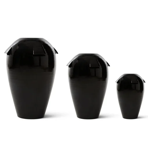 SANTOPECCATORE Vaso in Ceramica Giara Nero