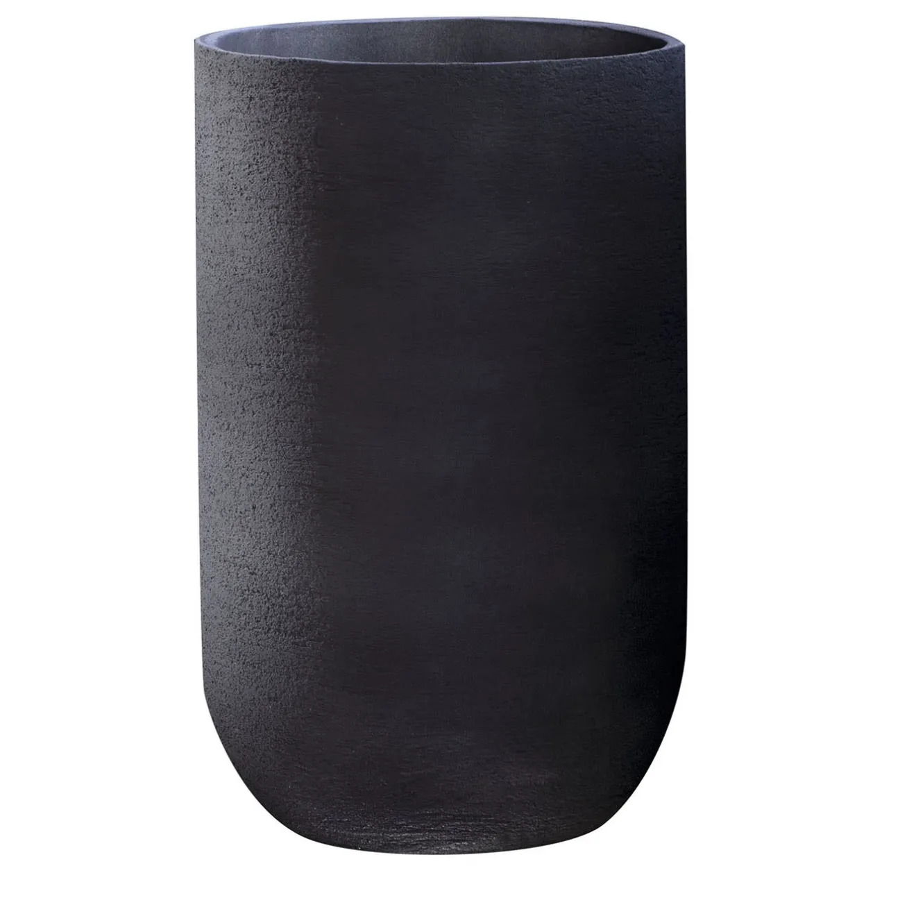Pot à Porter Vaso in ceramica nera Palm Beach