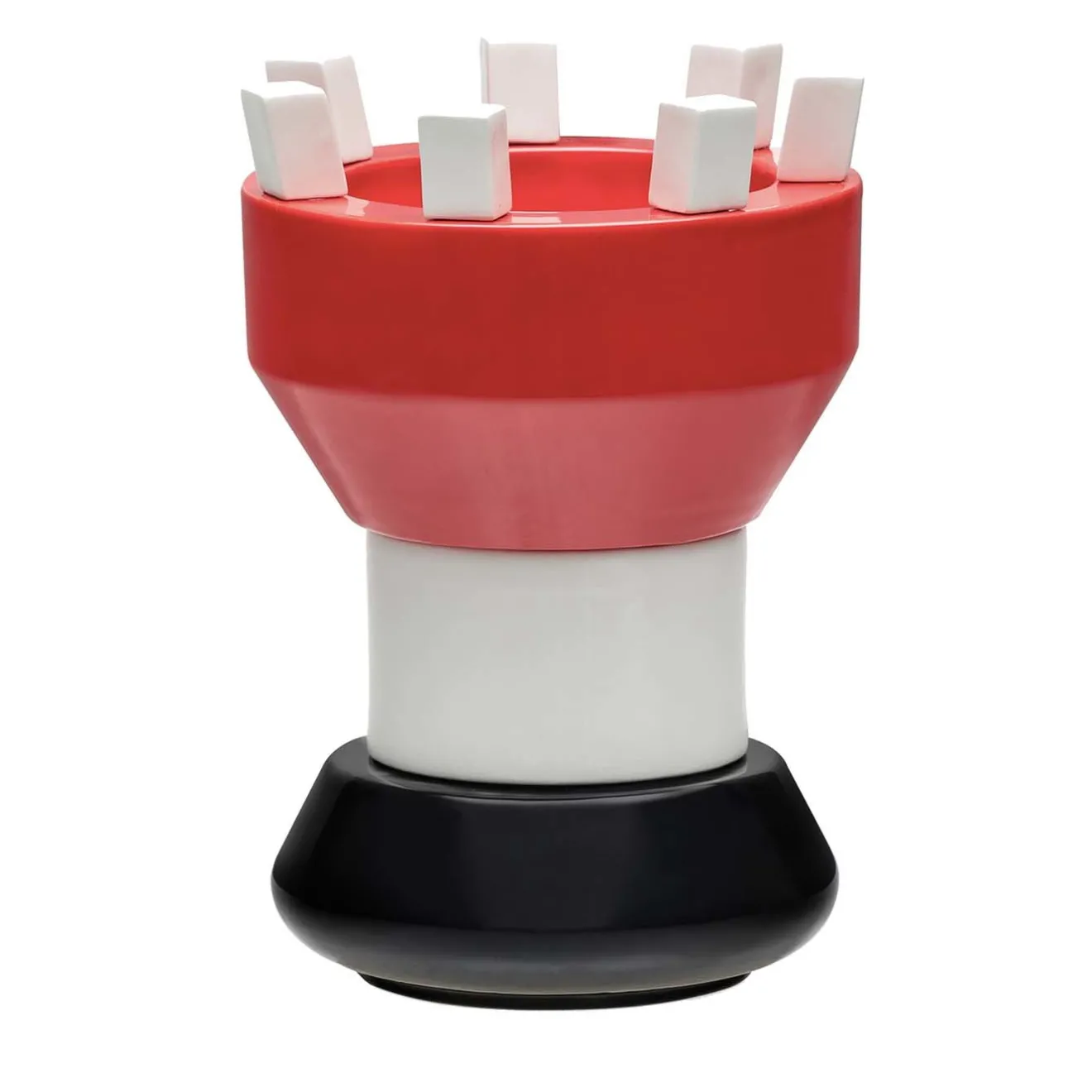 Memphis Vaso in ceramica Pera di George Sowden - Post Design