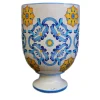 Ceramiche Ceccarelli Vaso in ceramica policroma Anemone Sicilia