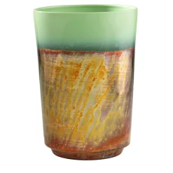 Ceramica Gatti 1928 Vaso in Ceramica Policromatico Riflesso Tramonto