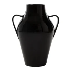 SANTOPECCATORE Vaso in Ceramica Quartara Nero