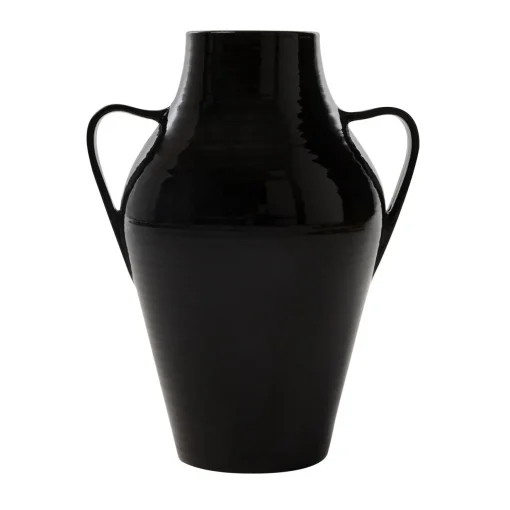 SANTOPECCATORE Vaso in Ceramica Quartara Nero