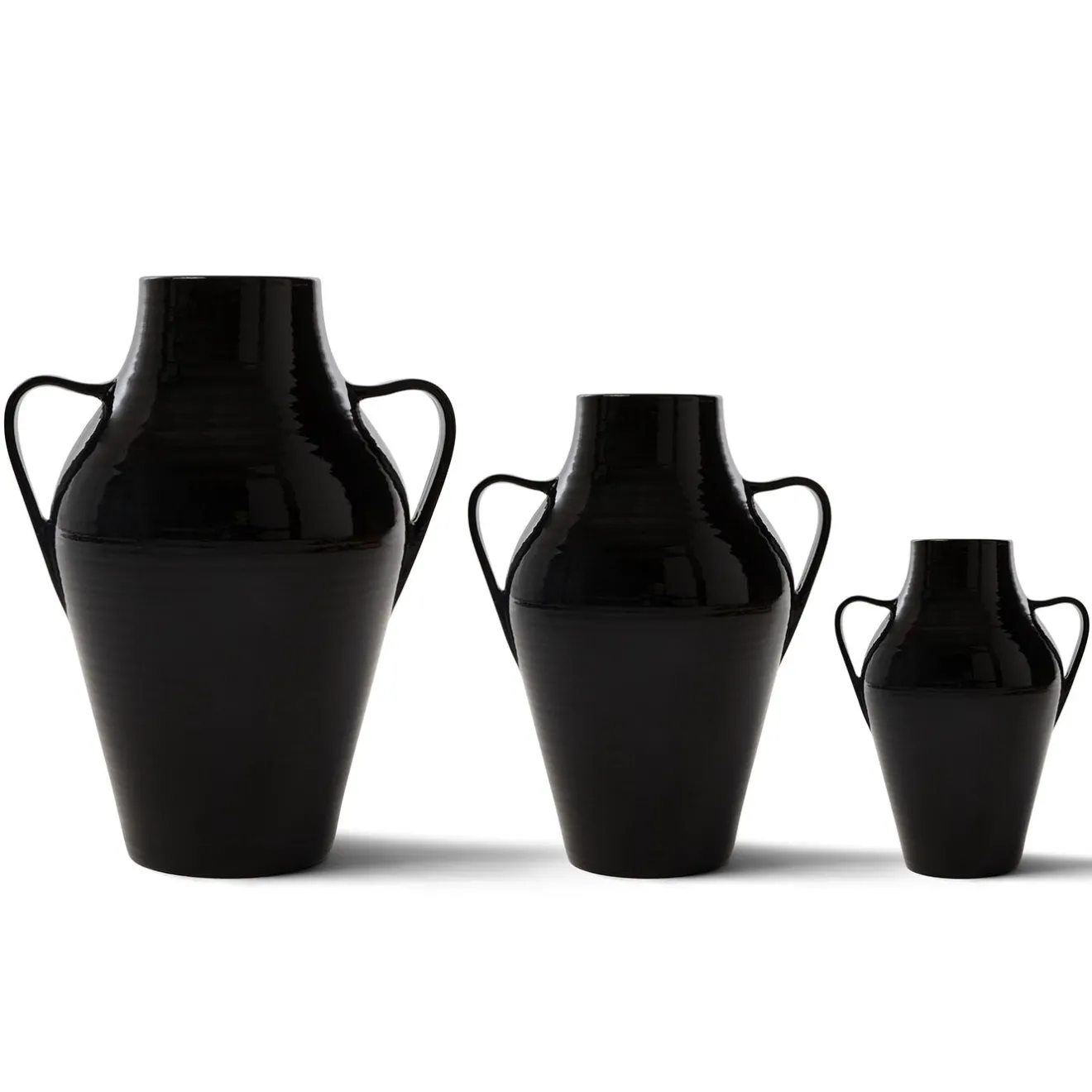 SANTOPECCATORE Vaso in Ceramica Quartara Nero