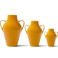 SANTOPECCATORE Vaso in Ceramica Quartara Senape