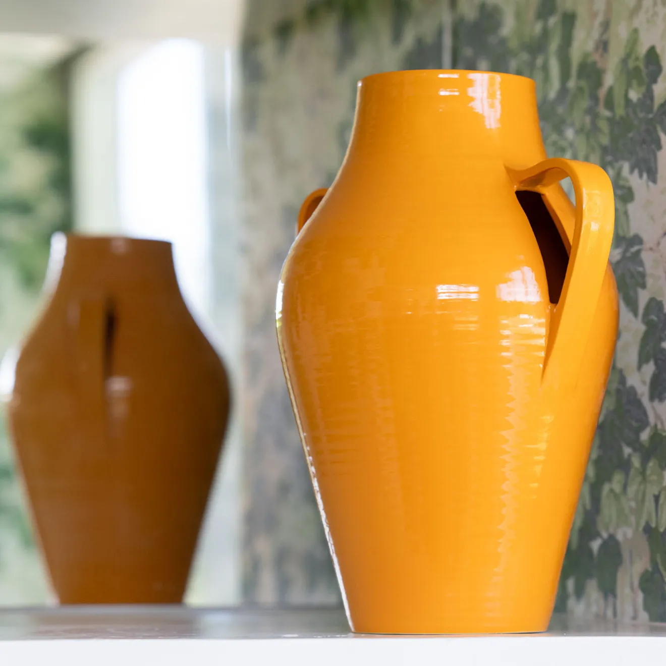 SANTOPECCATORE Vaso in Ceramica Quartara Senape