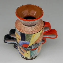 Mazzotti 1903 Vaso in ceramica Snello Futurista