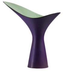 Rometti Vaso in Ceramica Viola Scuro Kàlla di Luca Binaglia