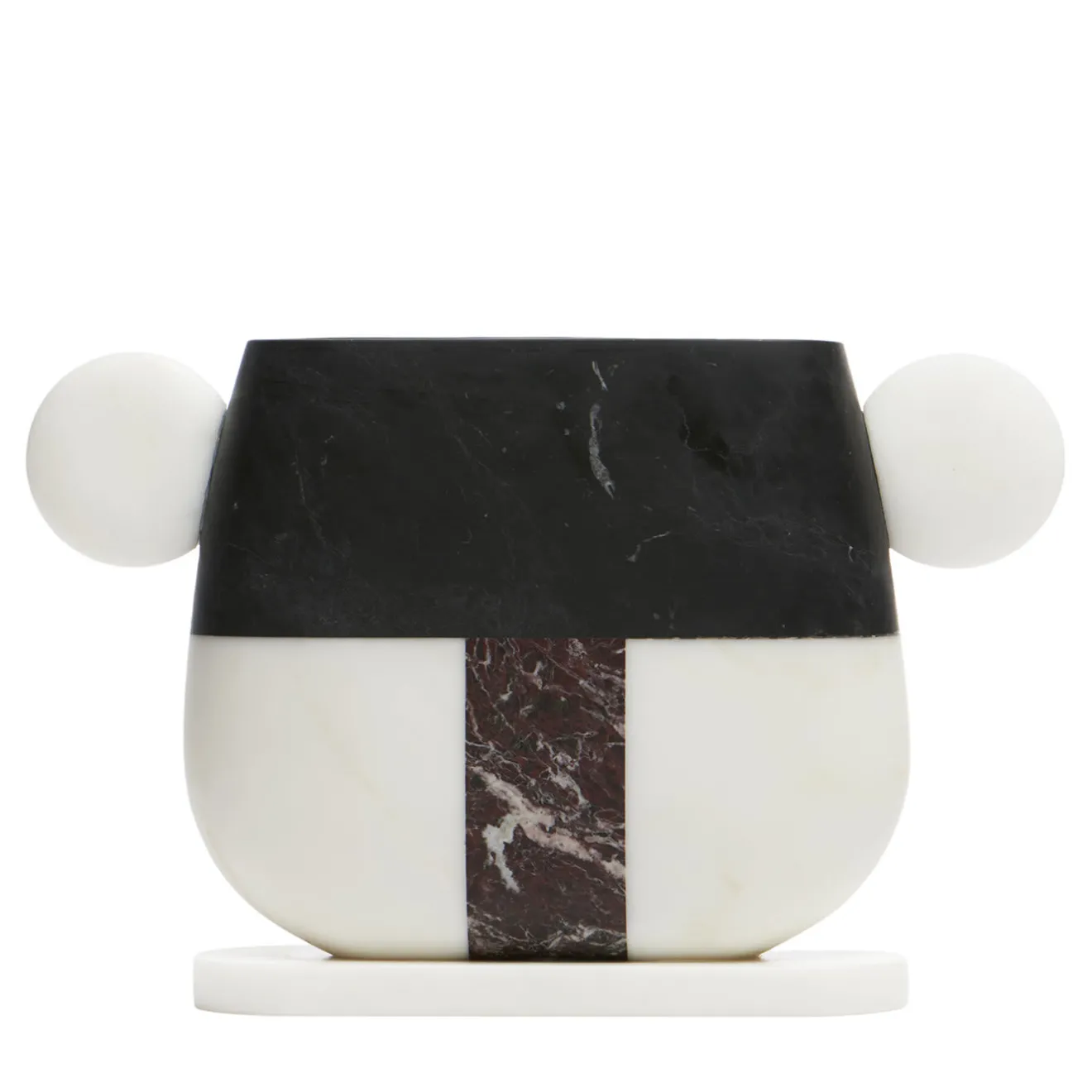 MMairo Vaso in marmo multicolore Tacca di Matteo Cibic