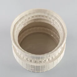 Claudio Campana Vaso in Porcellana Bianca Raccordo L