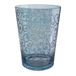 Griffe Montenapoleone by Vetrerie di Empoli Vaso in vetro blu Ritmica