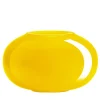 IVV Vaso in Vetro Giallo e Milkwhite Pandora