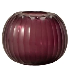 Micheluzzi Glass Vaso in vetro Riccio Ametista