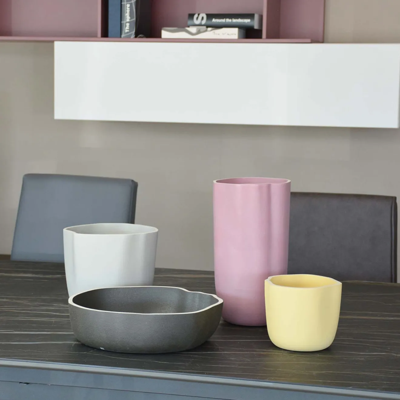 Lineasette Vaso Marea medio Caolino