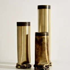 Dal Furlo Vaso medio in ottone caldo