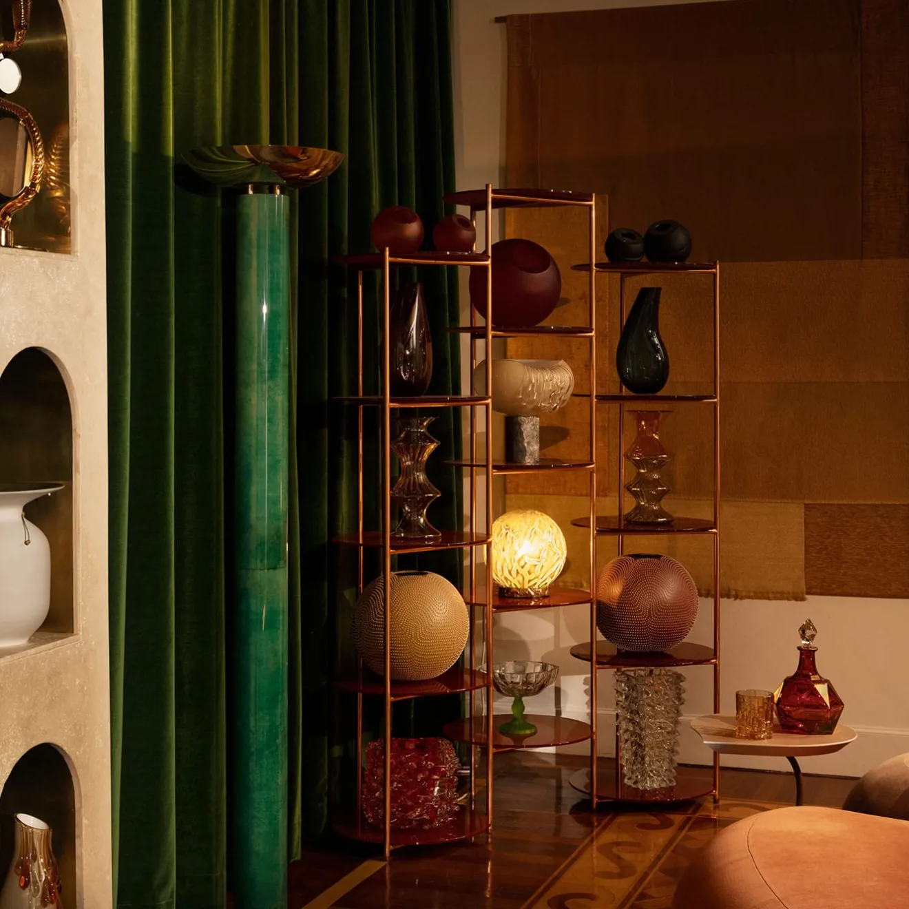 Kanz Architetti Vaso medio Madame rosa/azzurro/tortora