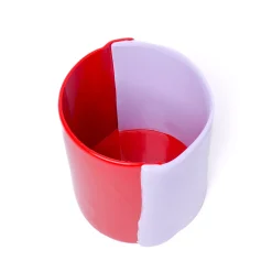 Corsi Design Factory Vaso medio Two Lines Lilla e Corallo di Enzo Mari