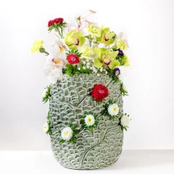 Bosa Vaso Mino in ceramica verde canapa lucido
