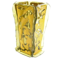 Corsi Design Factory Vaso Mulato L trasparente giallo