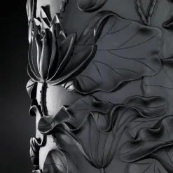 VGnewtrend Vaso nero grande Lotus Obice