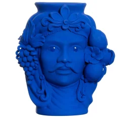 Stefania Boemi Vaso Oltremare blu Sasà