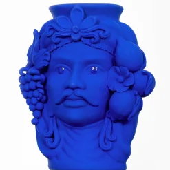 Stefania Boemi Vaso Oltremare blu Sasà