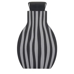ADJ Style Vaso Otto a righe nero/grigio di Gianpaolo Venier
