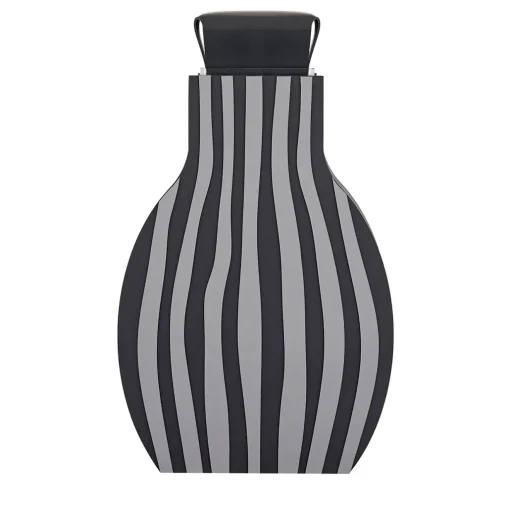 ADJ Style Vaso Otto a righe nero/grigio di Gianpaolo Venier