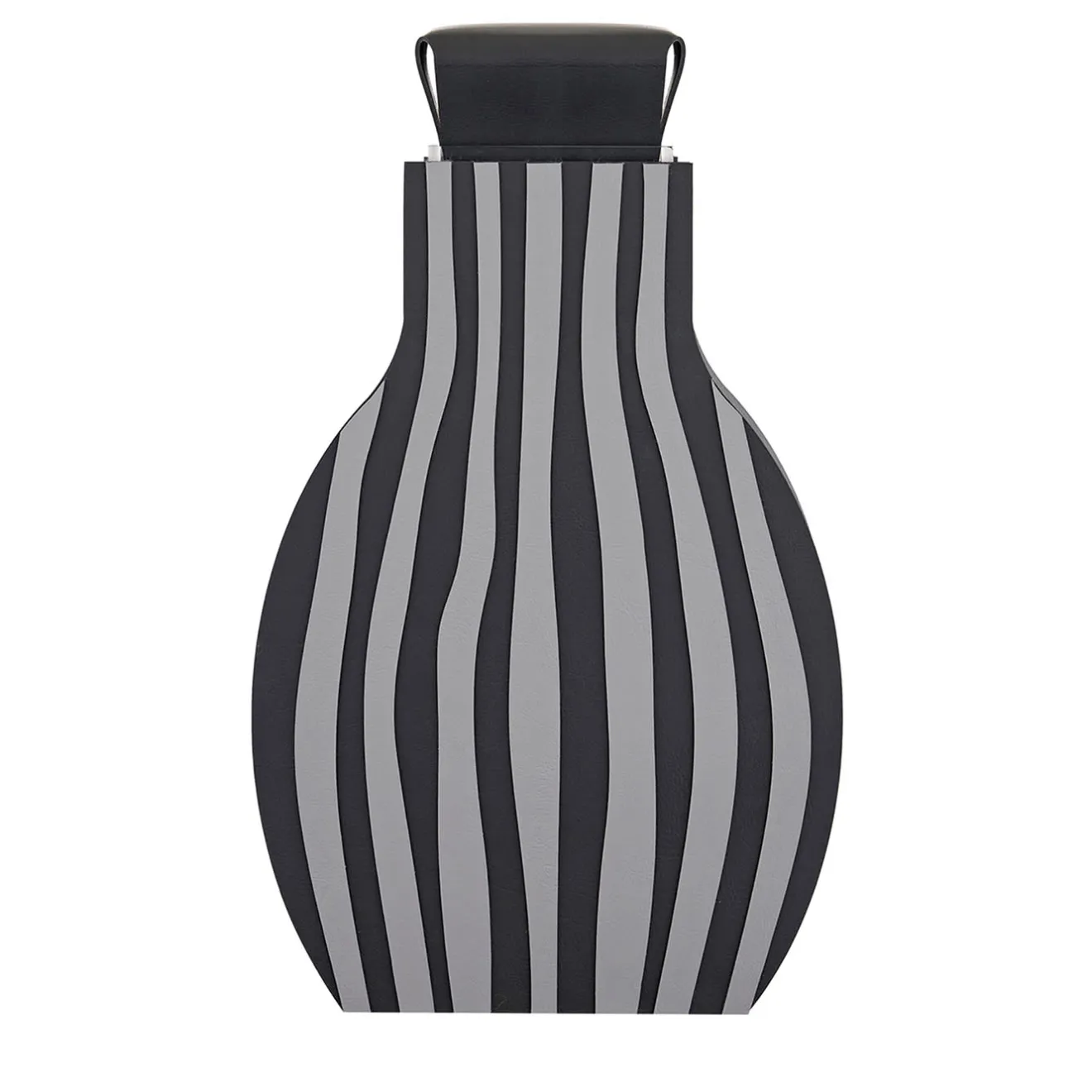 ADJ Style Vaso Otto a righe nero/grigio di Gianpaolo Venier