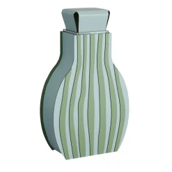 ADJ Style Vaso Otto Striped Sky Blue/Eucalyptus di Gianpaolo Venier