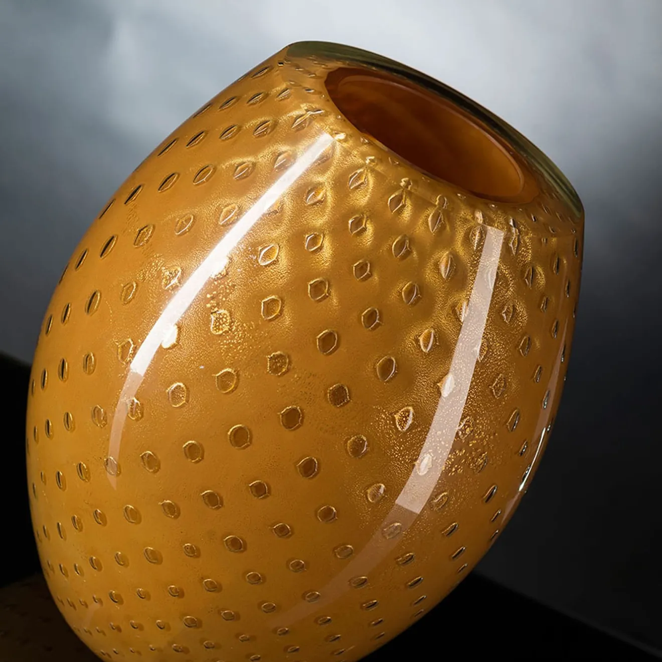 VGnewtrend Vaso ovale arancione Mocenigo