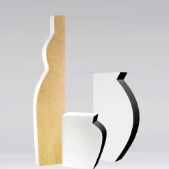 Kose Milano Vaso Pacay alto con foglia d'oro