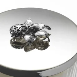 Greggio Vaso per candele a coccinella di primavera con coperchio