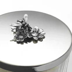 Greggio Vaso per candele Spring Bee con coperchio