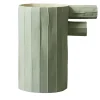Paola Paronetto Vaso Pino Bis Corteccia D2/Azzurro Verde