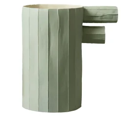 Paola Paronetto Vaso Pino Bis Corteccia D2/Azzurro Verde