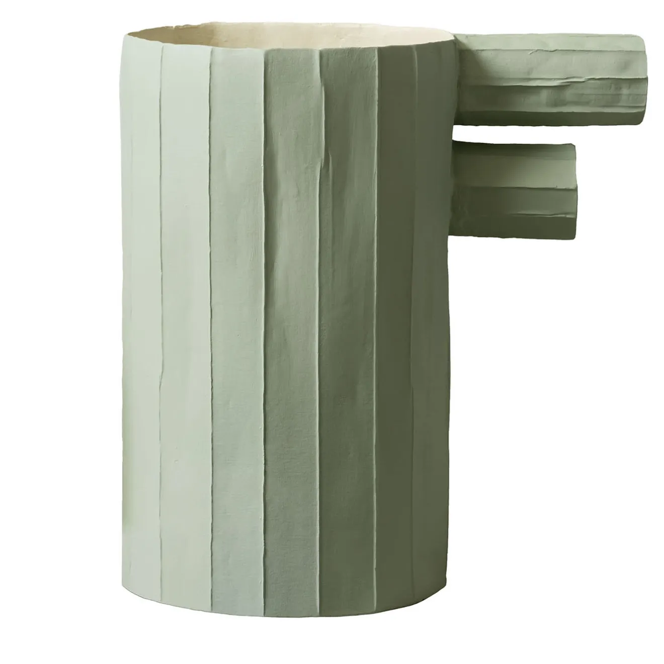 Paola Paronetto Vaso Pino Bis Corteccia D2/Azzurro Verde