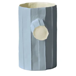 Paola Paronetto Vaso Pino Mono Corteccia E6/Grigio Azzurro